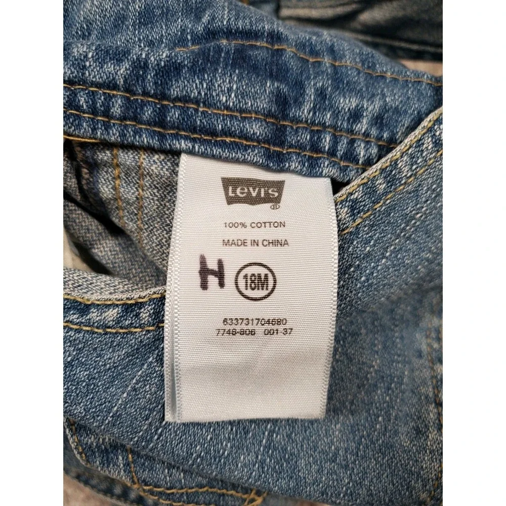 Levi's 18 Month Overalls Infant Child Youth Toddler Pants outfit denim